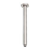 Zen Ss316L Round Nero Ceiling Arm 300Mm Length - Brushed Nickel